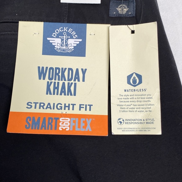 New Dockers Men's Straight Fit Workday Khaki Smart 360 Flex Pants 32 x 32 - Picture 11 of 15